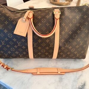 Louis Vuitton Monogram Keepall Monogram 50